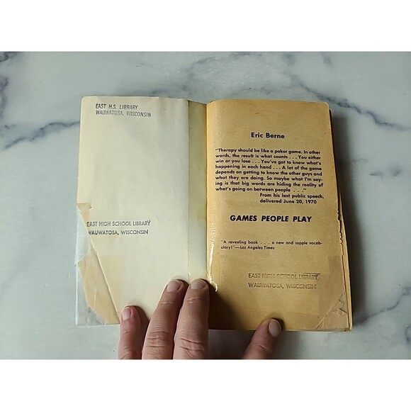 Games People Play By Eric Berne M.D. Paperback - Picture 2 of 10